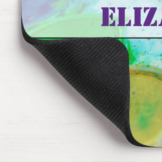 Künstler mehrfarbige Farbpalette Mousepad (Ecke)