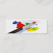 Künstler Mini Visitenkarte (Rückseite)