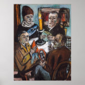 Künstler mit Gemüse | Max Beckmann | Poster (Vorne)