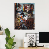 Künstler mit Gemüse | Max Beckmann | Poster (Heimbüro)