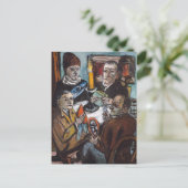 Künstler mit Gemüse | Max Beckmann | Postkarte (Stehend Vorderseite)
