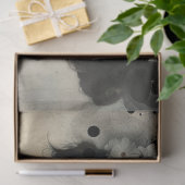 Künstler Mixed Media Schwarz-weiß Elfenbeinküste Seidenpapier (Geschenk)