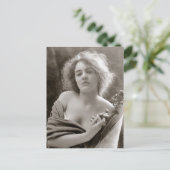 Künstler Modell, 1900 Postkarte (Stehend Vorderseite)