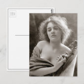 Künstler Modell, 1900 Postkarte (Vorne/Hinten)
