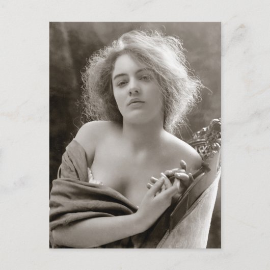 Künstler Modell, 1900 Postkarte (Vorderseite)