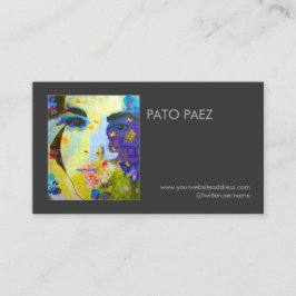 Künstler oder Fotograf Fotografie Black Foto Visitenkarte