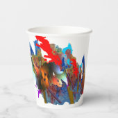Künstler Paint Cup Pappbecher (Rückseite)