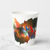 Künstler Paint Cup Pappbecher (Vorderseite)