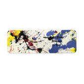 Künstler Paint Spritzer Hintergrund (Vorne)