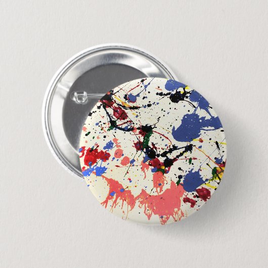 Künstler Paint Spritzer Hintergrund Button (Vorne & Hinten)