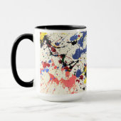 Künstler Paint Spritzer Hintergrund Tasse (Links)