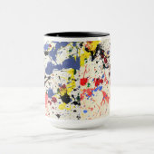 Künstler Paint Spritzer Hintergrund Tasse (Zentrum)