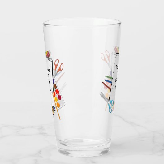 Künstler Paint Water Glas (Links)