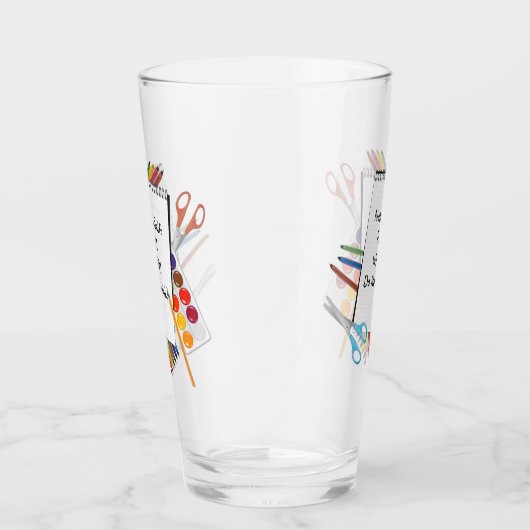 Künstler Paint Water Glas (Rechts)