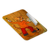 Künstler Painter Cat Magnet (Rechte Seite)