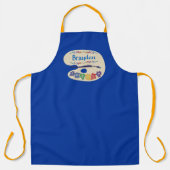 Künstler Palette Gemälde Smock Schürze (Vorderseite)