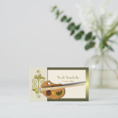 Künstler Palette Graphic Visitenkarte (Stehend Vorderseite)