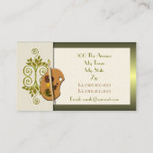 Künstler Palette Graphic Visitenkarte (Rückseite)