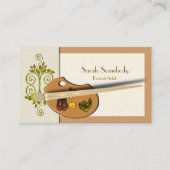 Künstler Palette Graphic Visitenkarte (Vorderseite)