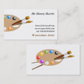 Künstler-Palette Visitenkarte (Vorne/Hinten)