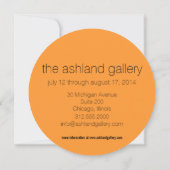 Künstler-Palettenkunst-Einladung Einladung (Rückseite)