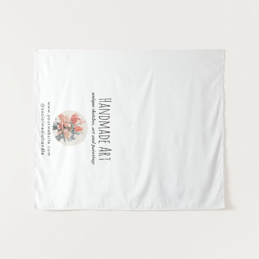 Künstler Pop Up Shop Tischläufer Foto-Verkäufer Wandteppich (Vorderseite (Horizontal))