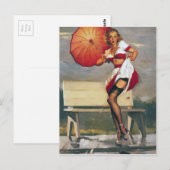 Künstler Postkarte (Vorne/Hinten)