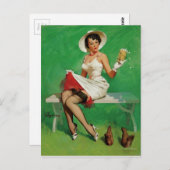 Künstler Postkarte (Vorne/Hinten)