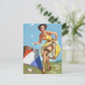 Künstler Postkarte (Stehend Vorderseite)