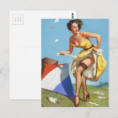 Künstler Postkarte (Vorne/Hinten)