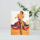 Künstler Postkarte (Stehend Vorderseite)