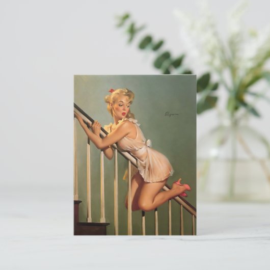 Künstler Postkarte (Stehend Vorderseite)