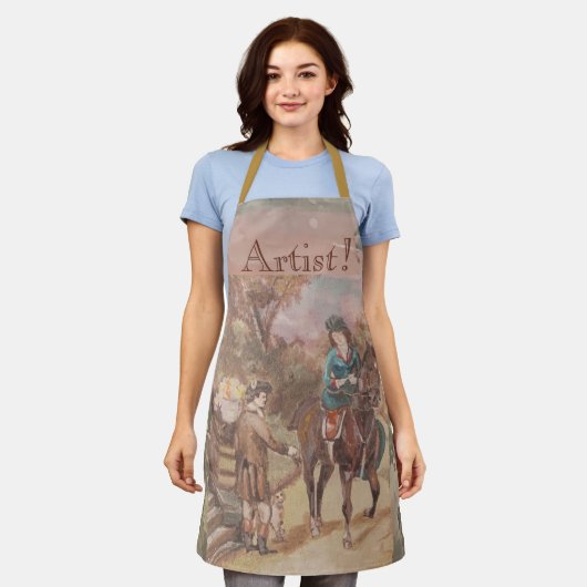 Künstler! Schürze (Getragen)