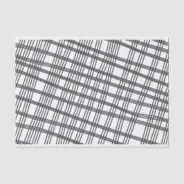 Künstler Schwarz-weiße Große Gitter Muster Textur Seidenpapier