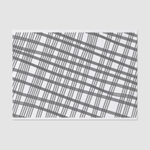 Künstler Schwarz-weiße Große Gitter Muster Textur Seidenpapier