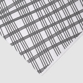 Künstler Schwarz-weiße Große Gitter Muster Textur Seidenpapier (Ausschnitt)