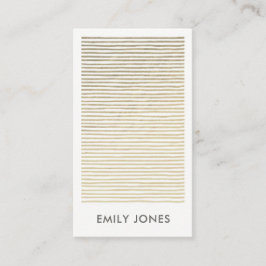 KÜNSTLER SILVER IMITAT SKETCH STRIPED LINE PATTER VISITENKARTE