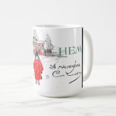 Künstler-Studio-Arbeitsraumwatercolor-Tasse Karls Kaffeetasse (VorderseiteRechts)