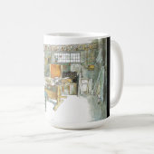 Künstler-Studio-Arbeitsraumwatercolor-Tasse Karls Kaffeetasse (VorderseiteRechts)