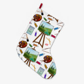 Künstler-Studio-Kunst liefert WeihnachtsStrumpf Großer Weihnachtsstrumpf (Vorderansicht (hängend))