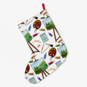 Künstler-Studio-Kunst liefert WeihnachtsStrumpf Großer Weihnachtsstrumpf (Rückseite (Hängend))