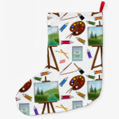 Künstler-Studio-Kunst liefert WeihnachtsStrumpf Großer Weihnachtsstrumpf (Rückseite)