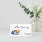 Künstler-Studio-Kunst zeichnen Visitenkarte (Stehend Vorderseite)