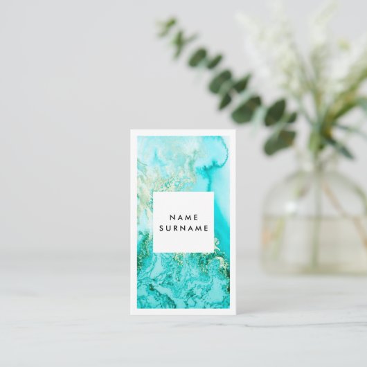 Künstler-tadellose Visitenkarte (Stehend Vorderseite)