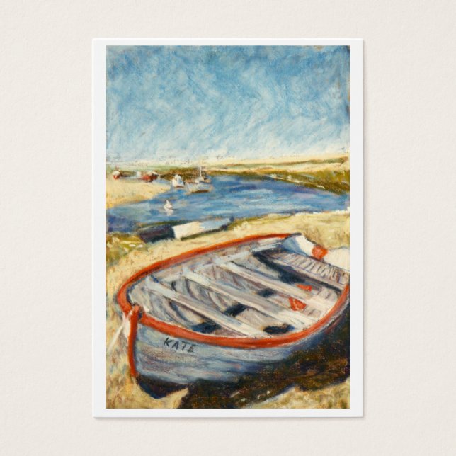 Künstler Trading Card, Open Edition, Norfolk Dingh (Vorderseite)