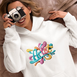 Künstler-Typografie, Bunt, Modern, Stylisch Hoodie