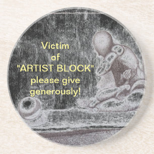 Künstler und Kreative fürchten den Block m Getränkeuntersetzer