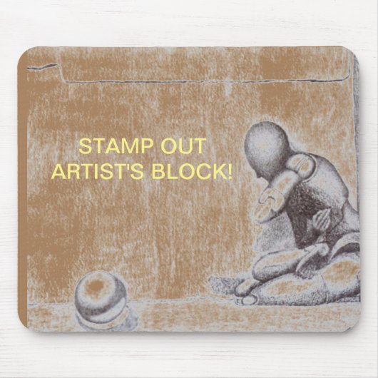 Künstler und Kreative fürchten den Block m Mousepad (Vorne)