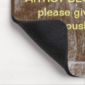Künstler und Kreative fürchten den Block m Mousepad (Ecke)