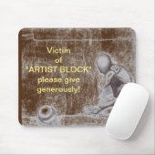 Künstler und Kreative fürchten den Block m Mousepad (Mit Mouse)